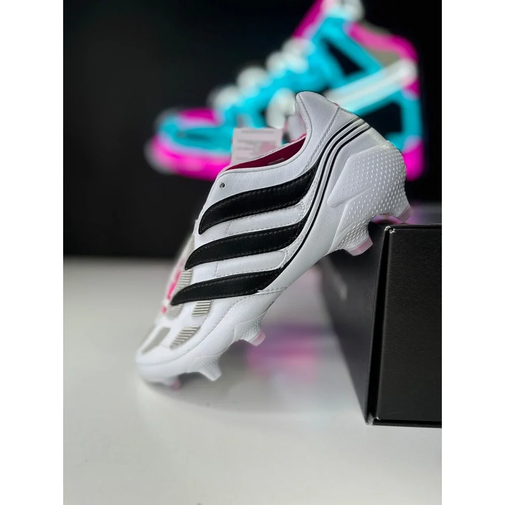 Adidas Predator Precision.1 Mens FG Soccer Cleats Size 7 White Pink ID6785
